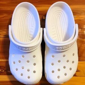 CROCS Classic White Unisex M-6 W-8